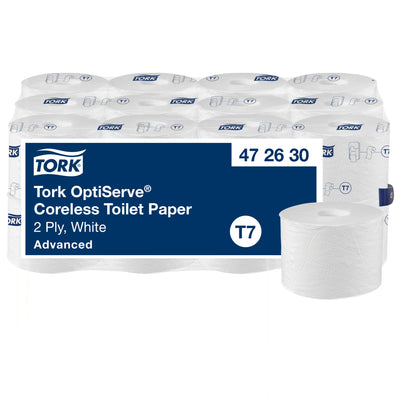 Tork Advanced OptiServe Midi-Rolle hülsenlos, 2-lagig, 820 Blatt