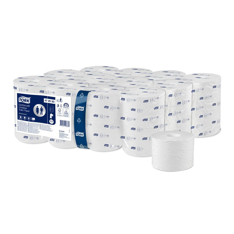 Tork Advanced OptiServe Midi-Rolle hülsenlos, 2-lagig, 820 Blatt