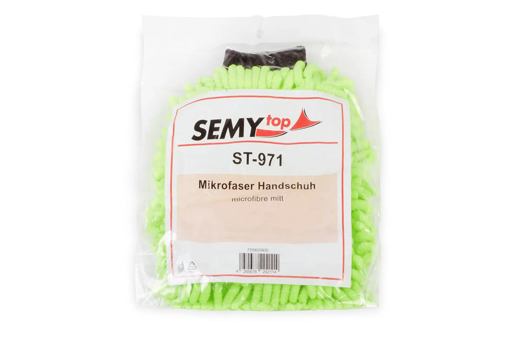 SemyTop Mikrofaser Handschuhe, grün, ca. 16 x 24 cm, 50 Stück