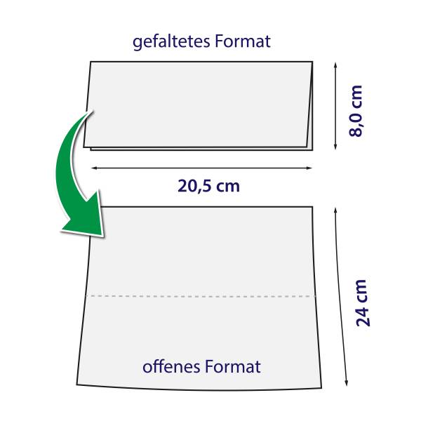 Sobsy Papierhandtücher Z-Falz, 2-lagig, Recycling