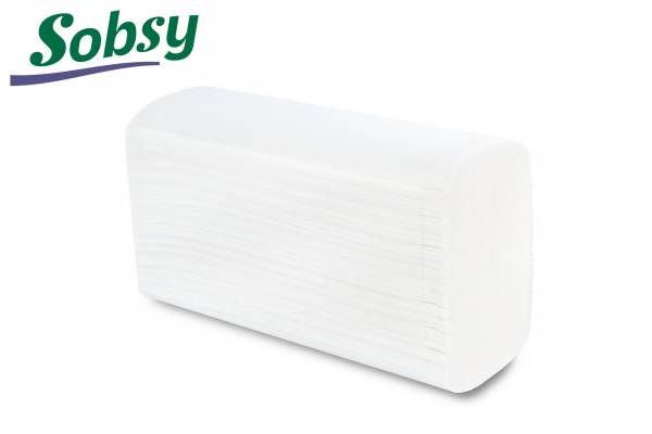 Sobsy Papierhandtücher Z-Falz, 2-lagig